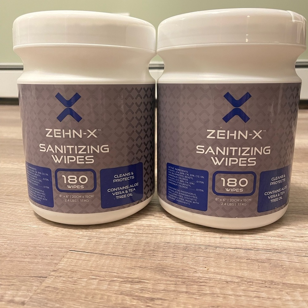 Lot of 2 Zehn-X Sanitizing Wipes